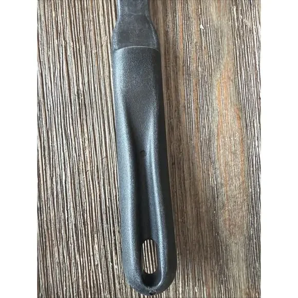 Pampered Chef set of 2 Black Nylon spatula 2351 & solid Spoon 2349 USA - Picture 10 of 15